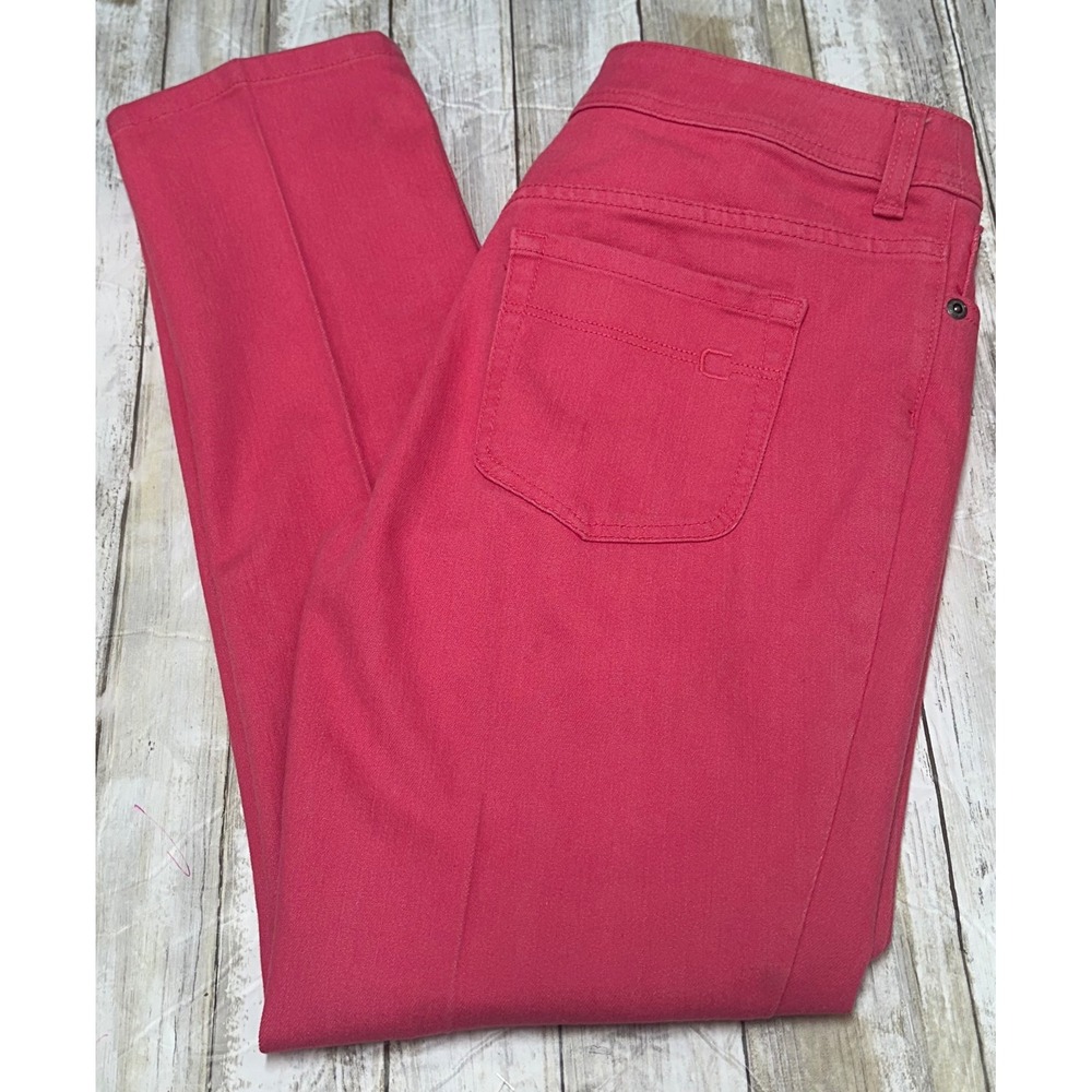 Chicos‎ So Slimming Ankle Pants Pink Size 0 (U.S. 4)5-Pocket Stretch Trousers